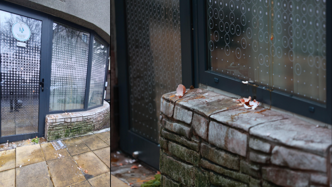 АГ кабинет в Гео Милев осъмна с разбити яйца след изземване на камера